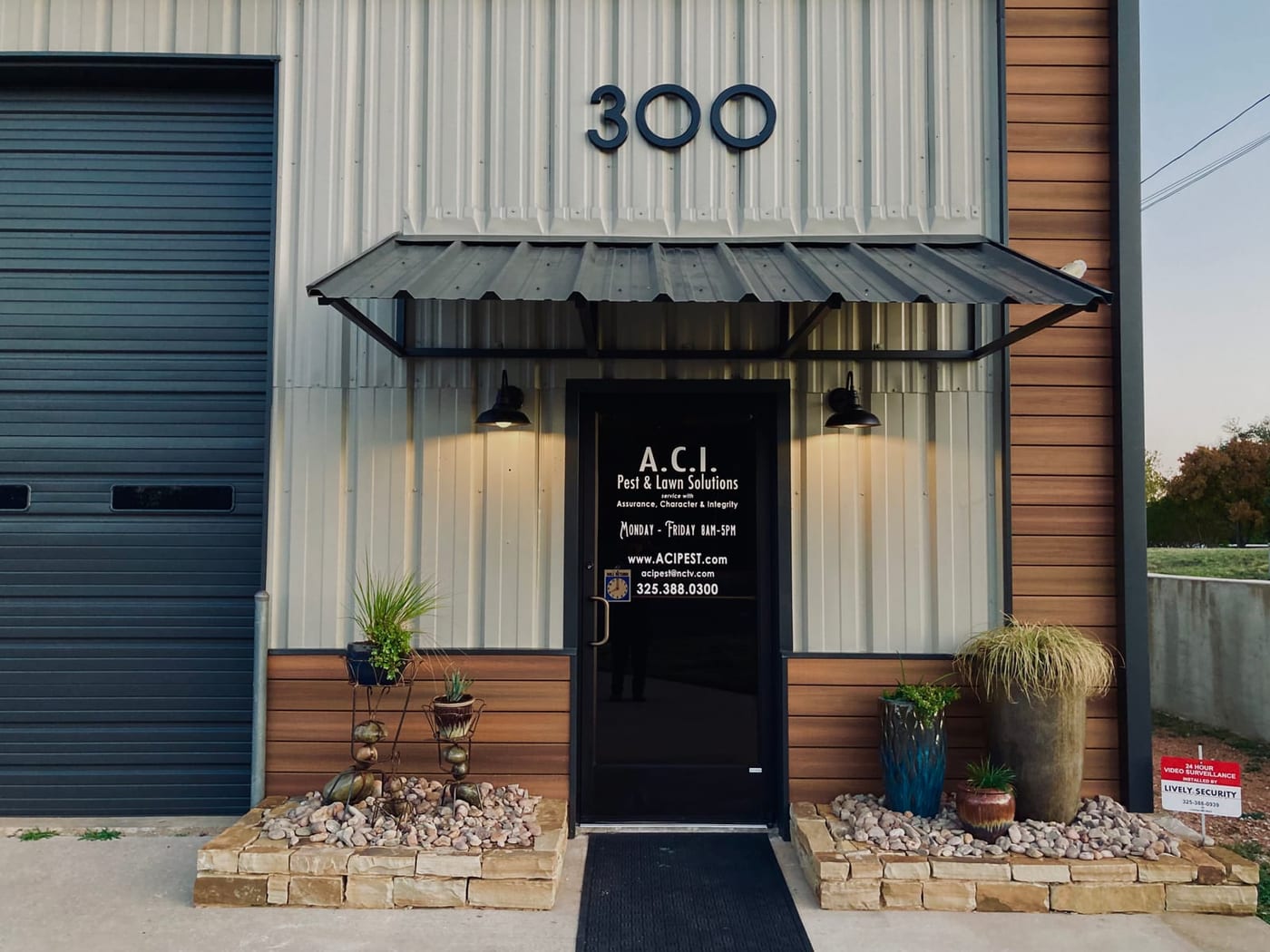 ACI Pest & Lawn office building in Kingsland, Texas